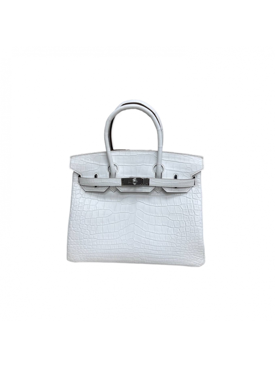 Сумка Hermes Birkin 30 из матовой кожи аллигатора